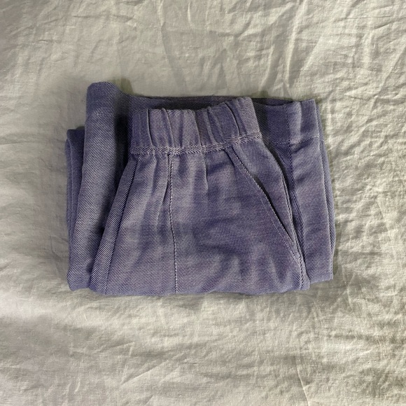 Tribe Alive Everyday Crop Pant- Blue - Picture 4 of 4